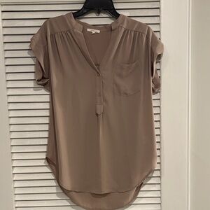 Pleione Women's Blouse in Tan